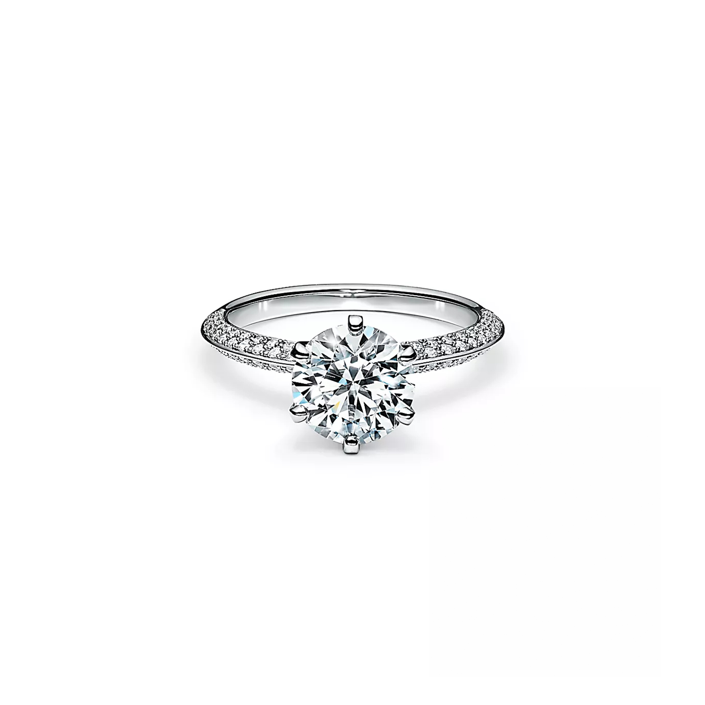 TIFFANY THE TIFFANY® SETTING PAVÉ ENGAGEMENT RING 45718884